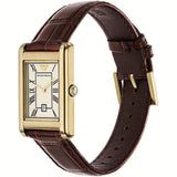 Emporio Armani Gino White Dial Brown Leather Strap Watch for Men - AR11665 Buy Now By Emporio Armani