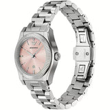 Emporio Armani Federica Pink Dial Silver Steel Strap Watch for Women - AR11658 Buy Now By Emporio Armani