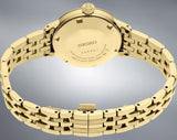 Seiko Presage Cocktail Time Automatic Diamonds Gold Dial Gold Steel Strap Watch for Women - SRE018J1 Authentic Buy Shop Now