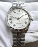 Tissot Ballade Powermatic 80 COSC Silver Dial Silver Steel Strap Watch for Men - T156.408.11.033.00 Authentic Buy Shop Now
