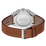 Hugo Boss Skytraveller Chronograph Black Dial Blue Leather Strap Watch for Men - 1514161 Buy Now By Hugo Boss