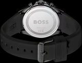 Hugo Boss Strike Chronograph Black Dial Black Rubber Strap Watch for Men - 1514289 Authentic Buy Shop Now