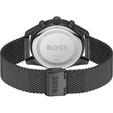 Hugo Boss Skytraveller Chronograph Black Dial Black Mesh Strap Watch for Men - 1514150 Buy Now By Hugo Boss