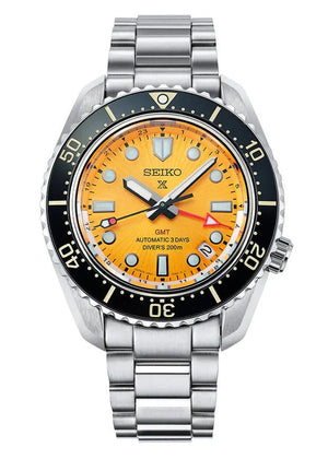 Seiko Prospex The Night of Siam Limited Edition Yellow Dial Silver Steel Strap Watch for Men - SPB487J1 Authentic Buy Shop Now