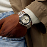 Seiko Prospex Polygonal Divers Automatic Pearl White Dial Silver Steel Strap Watch for Men - SPB481J1 Authentic Buy Shop Now