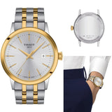 Tissot Classic Dream Silver Dial Two Tone Steel Strap Watch for Men - T129.410.22.031.00 Authentic Buy Shop Now