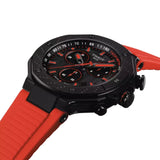 Tissot T Race Chronograph Black Dial Red Rubber Strap Watch for Men - T141.417.37.061.01 Buy Now By Tissot