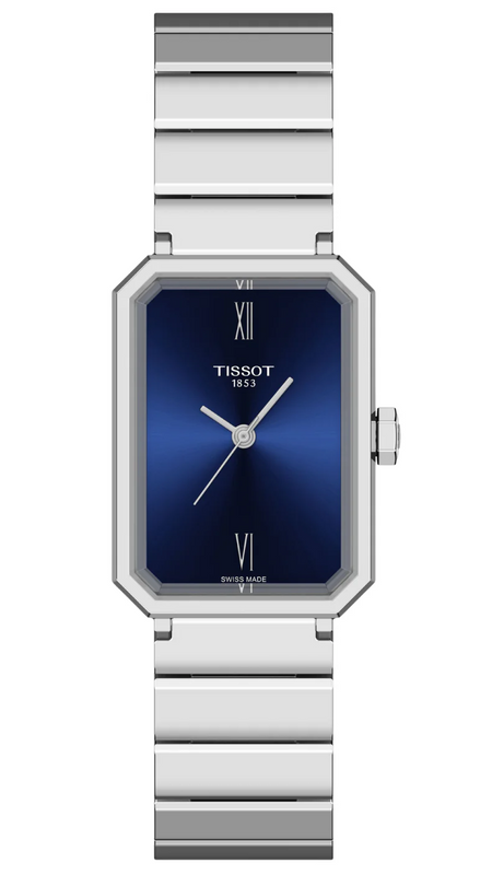 Tissot SRV Blue Dial Silver Steel Strap Watch for Women - T160.110.11.043.00 Authentic Buy Shop Now