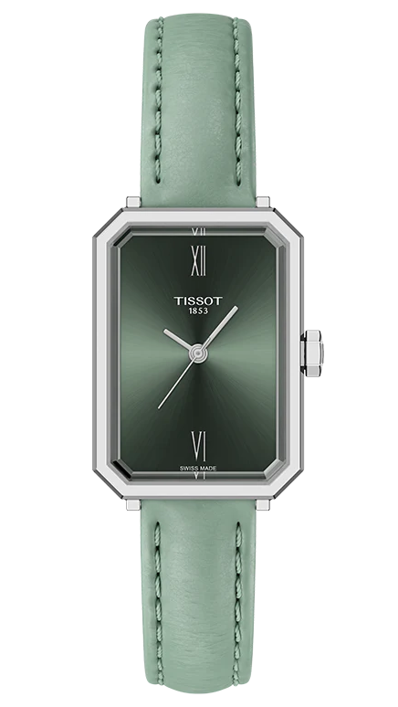 Tissot SRV Green Dial Green Leather Strap Watch for Women - T160.110.16.093.00 Authentic Buy Shop Now