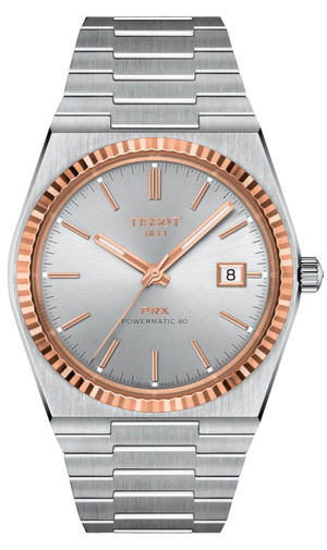 Tissot PRX Powermatic 80 18K Silver Dial Silver Steel Strap Watch for Men - T931.407.41.031.00 Authentic Buy Shop Now