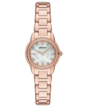 Emporio Armani Mia Mother of Pearl Dial Rose Gold Steel Strap Watch for Women - AR11671 Buy Now By Emporio Armani