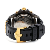 Versace Icon Active Chrono Gold Dial Black Silicone Strap Unisex Watch - VEZ701623 Buy Now By Versace