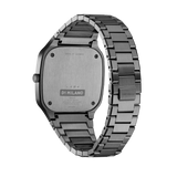 D1 Milano Square Gray Dial Grey Steel Strap Watch for Men - D1-SQBJ11 Authentic Buy Shop Now