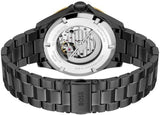 Hugo Boss Troper Chronograph Automatic Black Dial Black Steel Strap Watch for Men - 1514203 Authentic Buy Shop Now