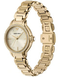 Emporio Armani Mia Crystals Gold Dial Gold Steel Strap Watch for Women - AR11609 Buy Now By Emporio Armani