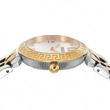 Versace Daphnis White Dial Two Tone Steel Strap Watch for Women - VEOCA0324 Buy Now By Versace