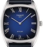 Tissot Stylist Quartz Blue Dial Blue Leather Strap Watch for Men - T159.909.16.043.00 Authentic Buy Shop Now