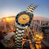 Seiko Prospex The Night of Siam Limited Edition Yellow Dial Silver Steel Strap Watch for Men - SPB487J1 Authentic Buy Shop Now