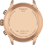 Tissot T-Sport Chrono XL Blue Dial Blue Leather Strap Watch for Men - T116.617.36.042.00 Authentic Buy Shop Now