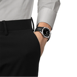 Tissot PR 100 Black Dial Black Leather Strap Watch for Men - T150.410.16.051.00 Authentic Buy Shop Now
