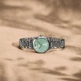 Emporio Armani Gianni T Bar Green Dial Silver Steel Strap Watch for Women - AR11667 Buy Now By Emporio Armani