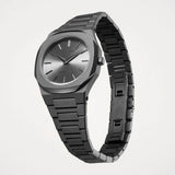 D1 Milano Ultra Thin Grey Dial Grey Steel Strap Watch for Women - D1-UTBL32 Authentic Buy Shop Now