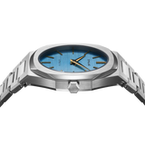 D1 Milano Ultra Thin Blue Dial Silver Steel Strap Watch for Women - D1-UTBL17 Authentic Buy Shop Now