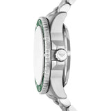 Emporio Armani Sea Explorer Green Dial Silver Steel Strap Watch for Men - AR60088 Buy Now By Emporio Armani