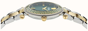 Versace Reve Analog Green Dial Two Tone Steel Strap Watch for Women - VE8B00524 Buy Now By Versace