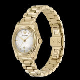Emporio Armani Federica Mother of Pearl White Dial Gold Steel Strap Watch for Women - AR11657 Buy Now By Emporio Armani
