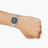 Hugo Boss Skytraveller Chronograph Grey Dial Silver Steel Strap Watch for Men - 1514151 Buy Now By Hugo Boss