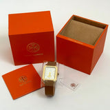 Tory Burch Robinson White Dial Brown Leather Strap Watch for Women - TBW1503 Buy Now By Tory Burch
