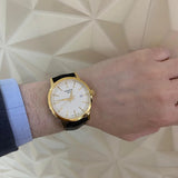 Tissot Classic Dream Ivory Dial Brown Leather Strap Watch for Men - T129.410.36.261.00 Authentic Buy Shop Now