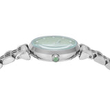 Emporio Armani Gianni T Bar Green Dial Silver Steel Strap Watch for Women - AR11667 Buy Now By Emporio Armani