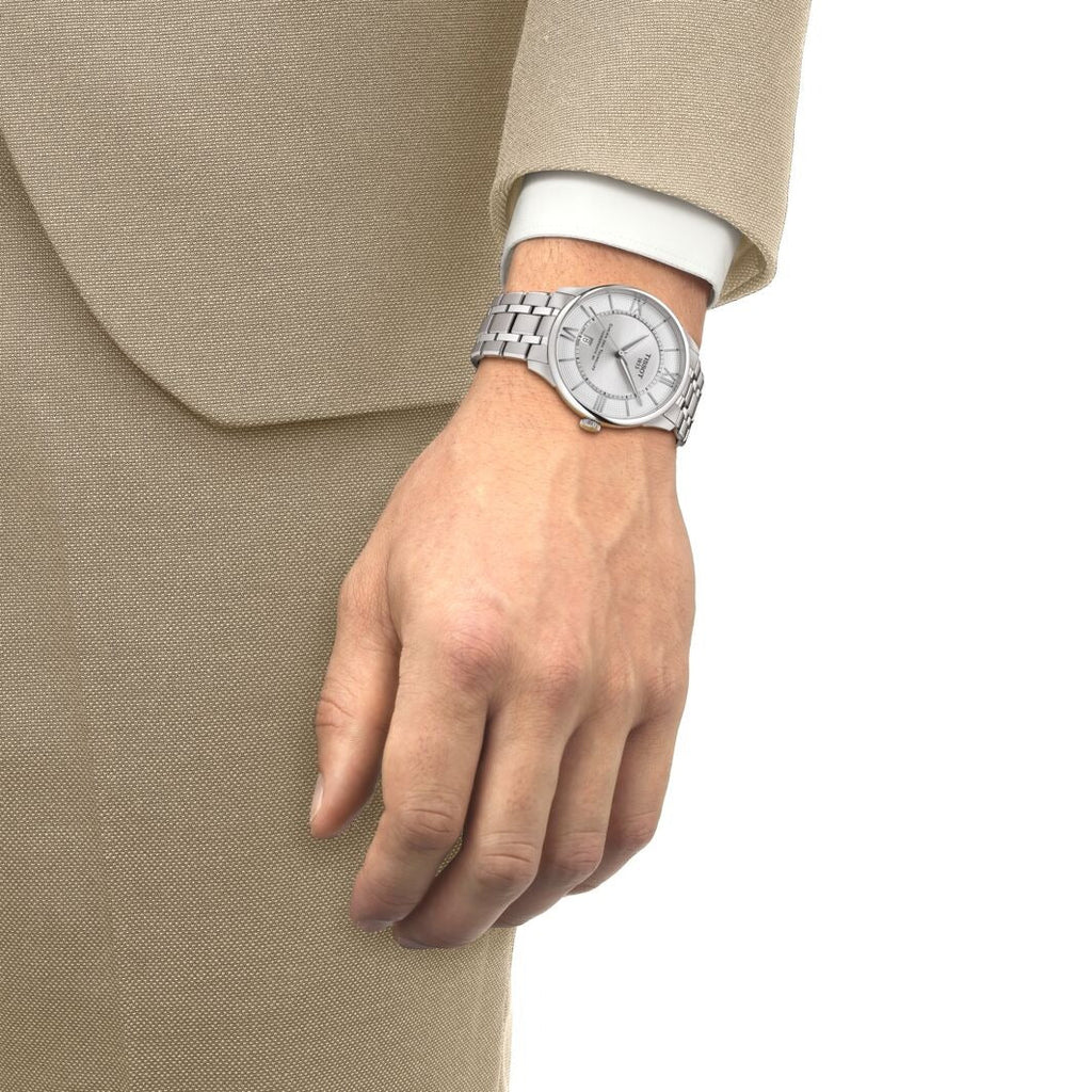 Tissot Chemin Des Tourelles Powermatic 80 Silver Dial Silver Steel Strap Watch for Men - T139.407.11.038.00 Authentic Buy Shop Now