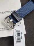 Emporio Armani World Explorer Chronograph Blue Dial Blue Nylon Strap Watch for Men - AR11588 Buy Now By Emporio Armani