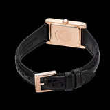 Emporio Armani Genni Silver Dial Black Leather Strap Watch for Women - AR11624 Buy Now By Emporio Armani