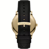 Emporio Armani Minimalist Green Dial Black Leather Strap Watch for Men - AR11601 Buy Now By Emporio Armani