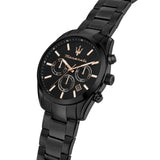 Maserati Attrazione Chronograph Black Dial Black Steel Strap Watch for Men - R8853151009 Authentic Buy Shop Now