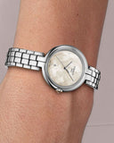 Tissot T-Lady Flamingo Diamonds Mother of Pearl Dial SIlver Steel Strap Watch for Women - T094.210.11.116.02 Authentic Buy Shop Now