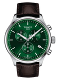 Tissot Chrono XL Classic Green Dial Brown Leather Strap Watch for Men - T116.617.16.092.00 Authentic Buy Shop Now