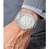 Hugo Boss Taper Chronograph White Dial Silver Steel Strap Watch for Men - 1514087 Authentic Buy Shop Now