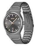 Hugo Boss Candor Grey Dial Grey Steel Strap Watch for Men - 1514078 Buy Now By Hugo Boss