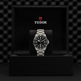 Tudor Pelagos Black Dial Grey Steel Strap Watch for Men - M25407N-0001
