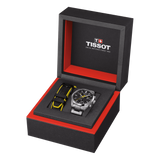 Tissot PR 100 Tour De France Chronograph Black Dial Silver Steel Strap Watch for Men - T150.417.11.051.00 Authentic Buy Shop Now
