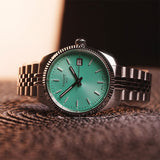 Tissot Ballade Quartz Green Dial Silver Steel Strap Watch for Women - T156.210.11.091.00 Authentic Buy Shop Now