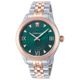 Versace Hellenyium Quartz Green Dial Two Tone Steel Strap Watch for Women - VE2S00422 Buy Now By Versace
