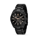 Maserati Attrazione Chronograph Black Dial Black Steel Strap Watch for Men - R8853151009 Authentic Buy Shop Now