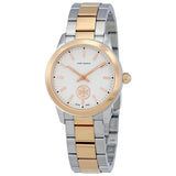 Tory Burch Collins White Dial Two Tone Steel Strap Watch for Women - TBW1305 Buy Now By Tory Burch