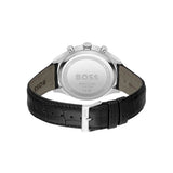 Hugo Boss Gregor Chronograph Black Dial Black Leather Strap Watch for Men - 1514049 Authentic Buy Shop Now